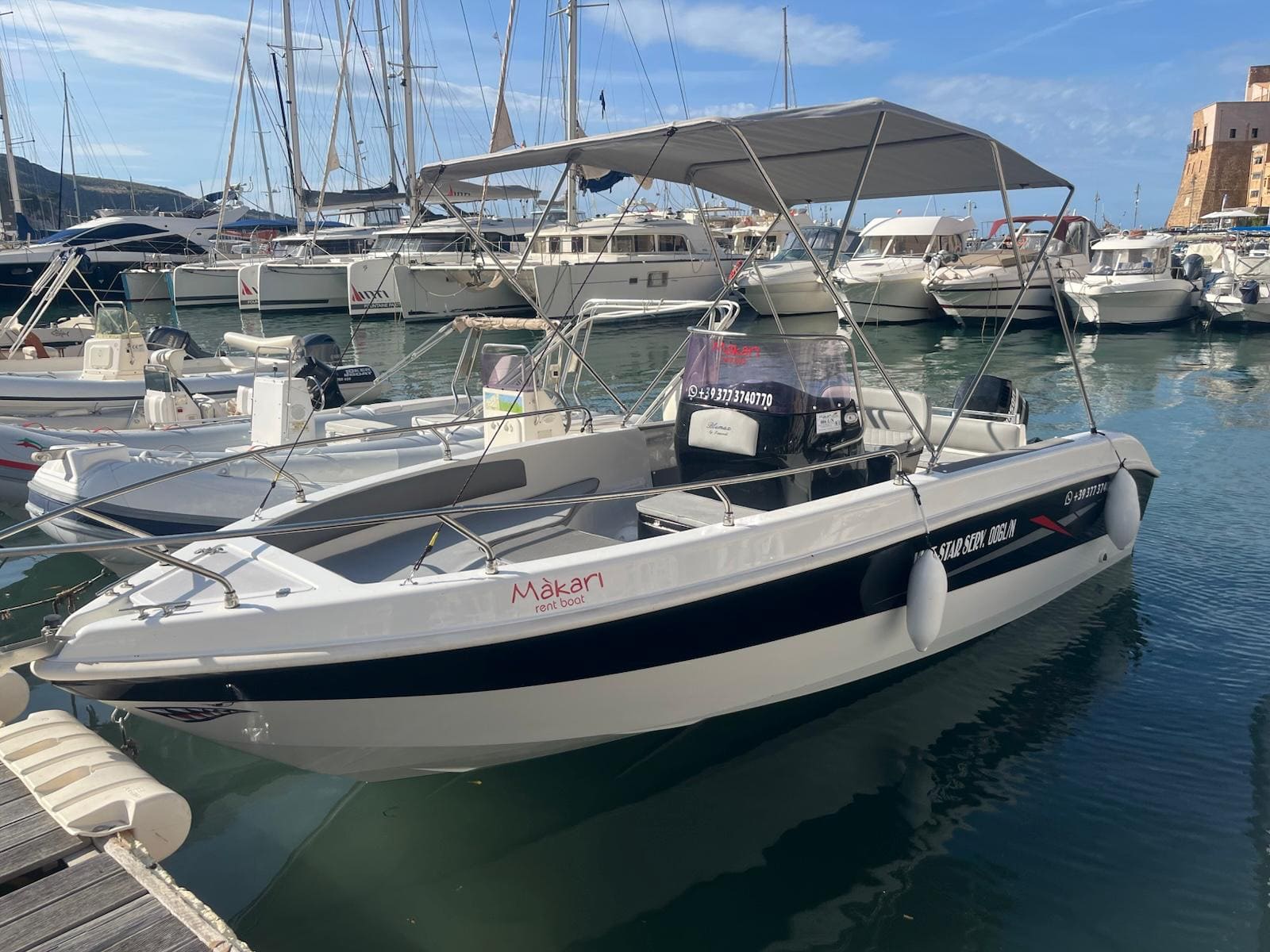 Affitto barche Castellammare con patente nautica
